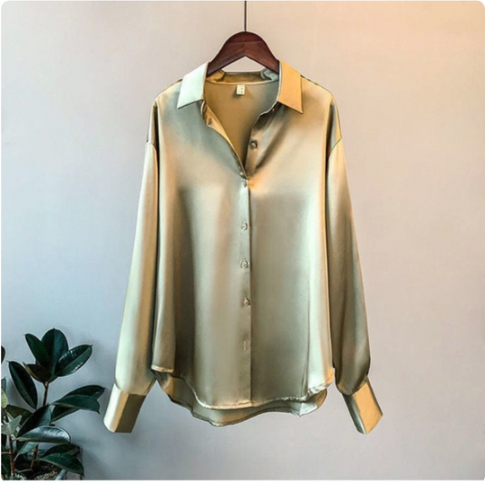 Silcia | Elegante Satinbluse