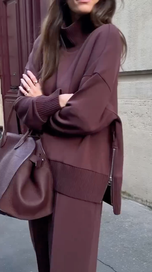 Guilia | Bequemes Strick-Ensemble mit zeitlosem Design