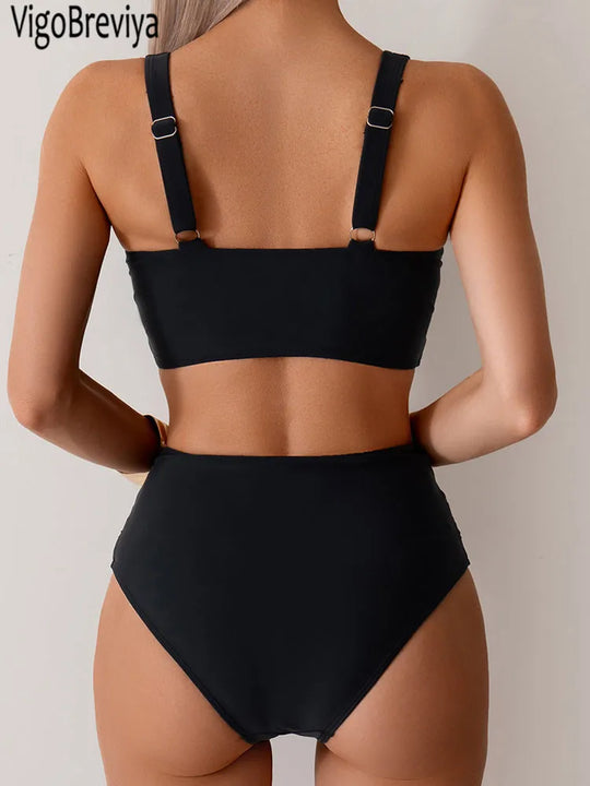 Renate | Sexy Bikini-Set mit hohem Bund