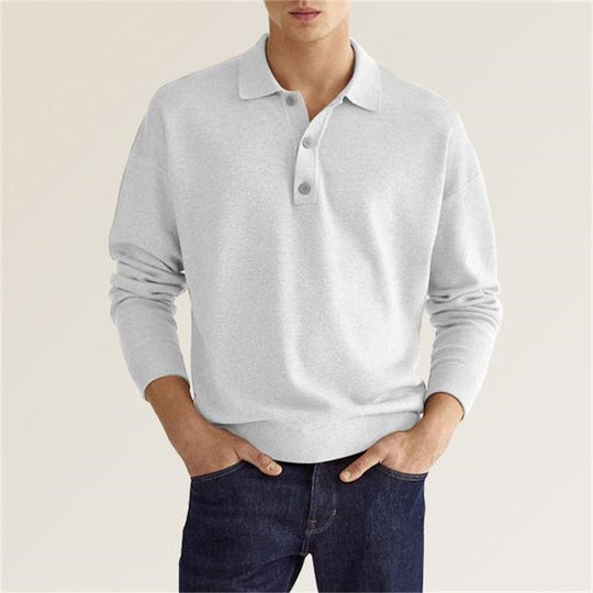 Romain | Elegantes Polo mit langen Ärmeln