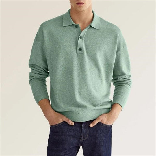 Romain | Elegantes Polo mit langen Ärmeln