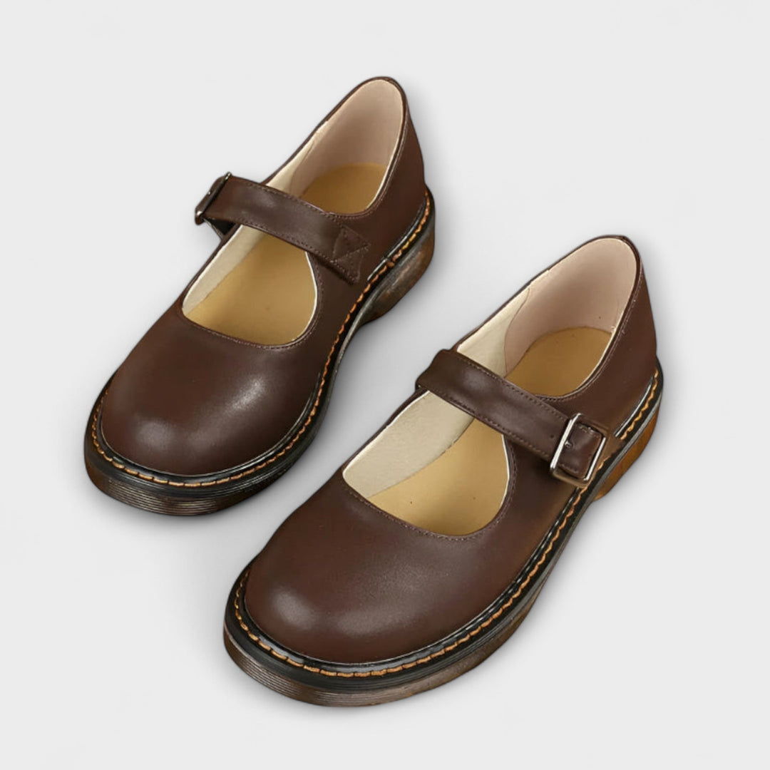 Nora | Klassische Mary Jane Schuhe mit Riemenverschluss
