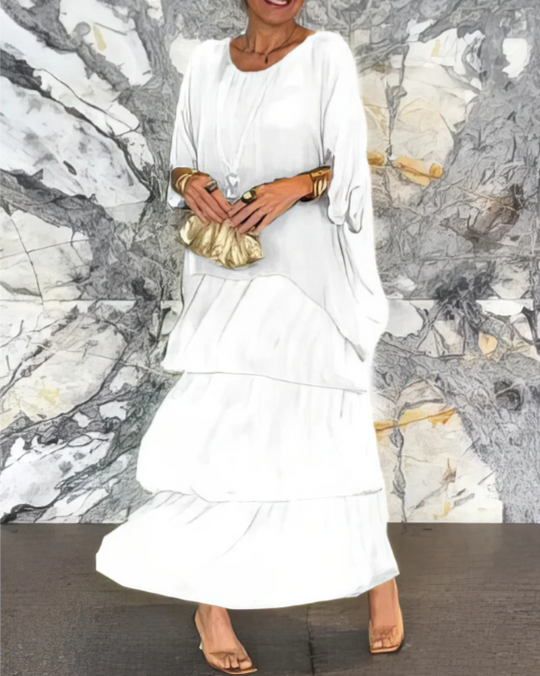 Solea | Langes, fließendes Kleid für einen eleganten Look