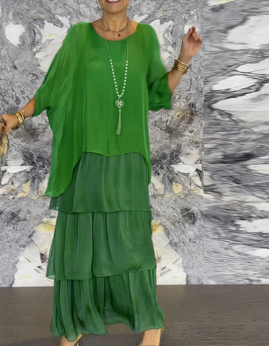 Solea | Langes, fließendes Kleid für einen eleganten Look
