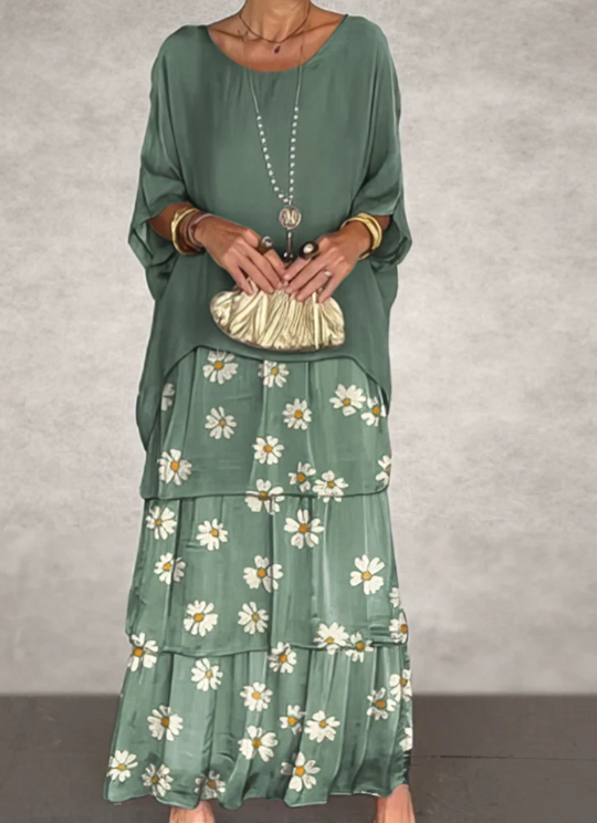 Solea | Langes, fließendes Kleid für einen eleganten Look