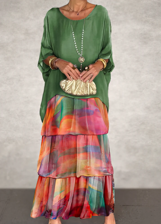 Solea | Langes, fließendes Kleid für einen eleganten Look