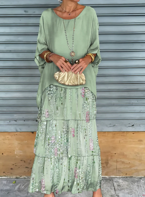 Solea | Langes, fließendes Kleid für einen eleganten Look
