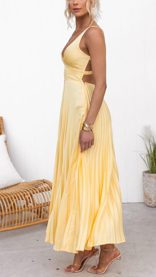 Yvonne | Elegantes Maxikleid mit fließender Passform