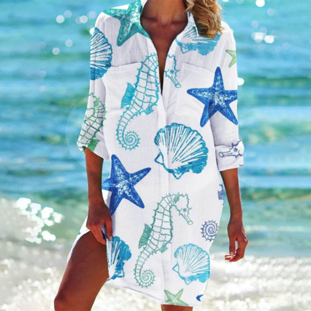 Lea | Luftiges Sommerkleid mit floraler Farbvielfalt
