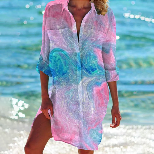Lea | Luftiges Sommerkleid mit floraler Farbvielfalt