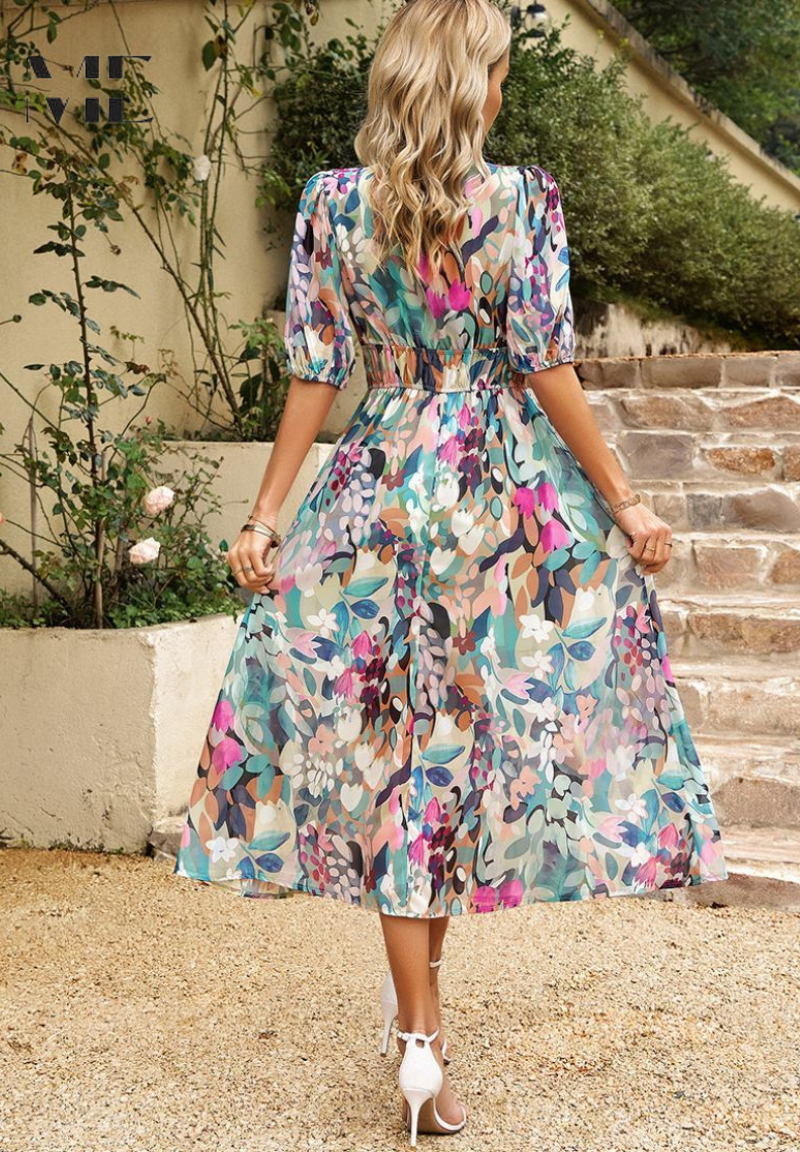 Aria | Figurbetontes Kleid mit Bauchkontrolle