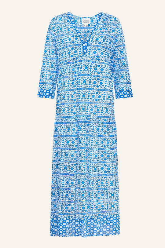 Nina | Maxikleid mit floralem Print und lockerer Passform