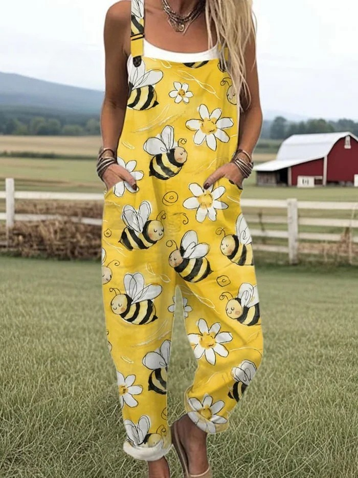 Beatrix | Luftige Jumpsuit mit Vintage-Flair