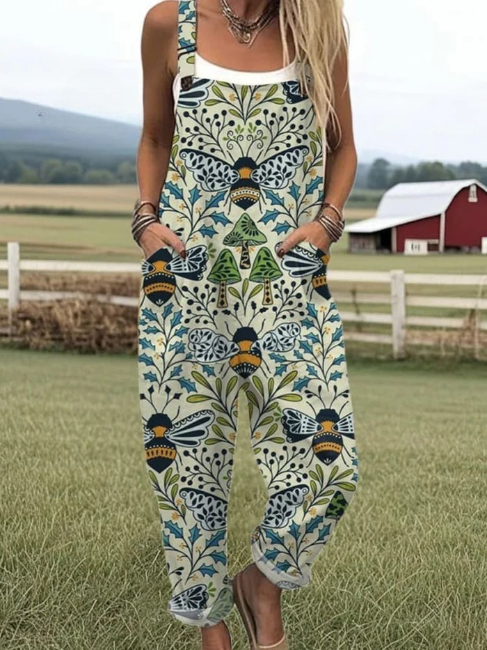 Beatrix | Luftige Jumpsuit mit Vintage-Flair