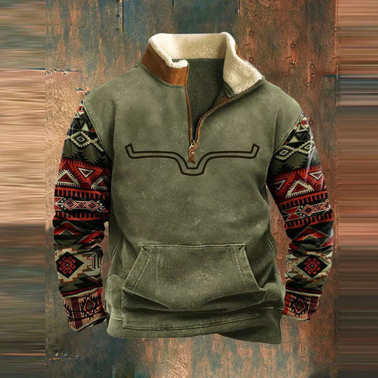 Danilo | Bequemer Viertel-Pullover mit Reißverschluss