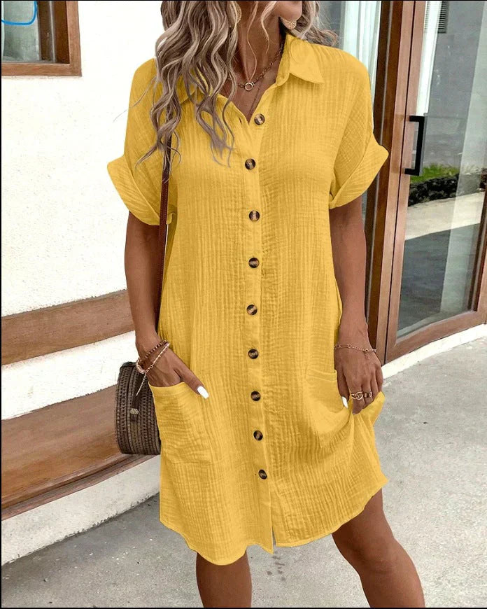 Veronika | Elegante Polo-Kleid mit lässiger Note