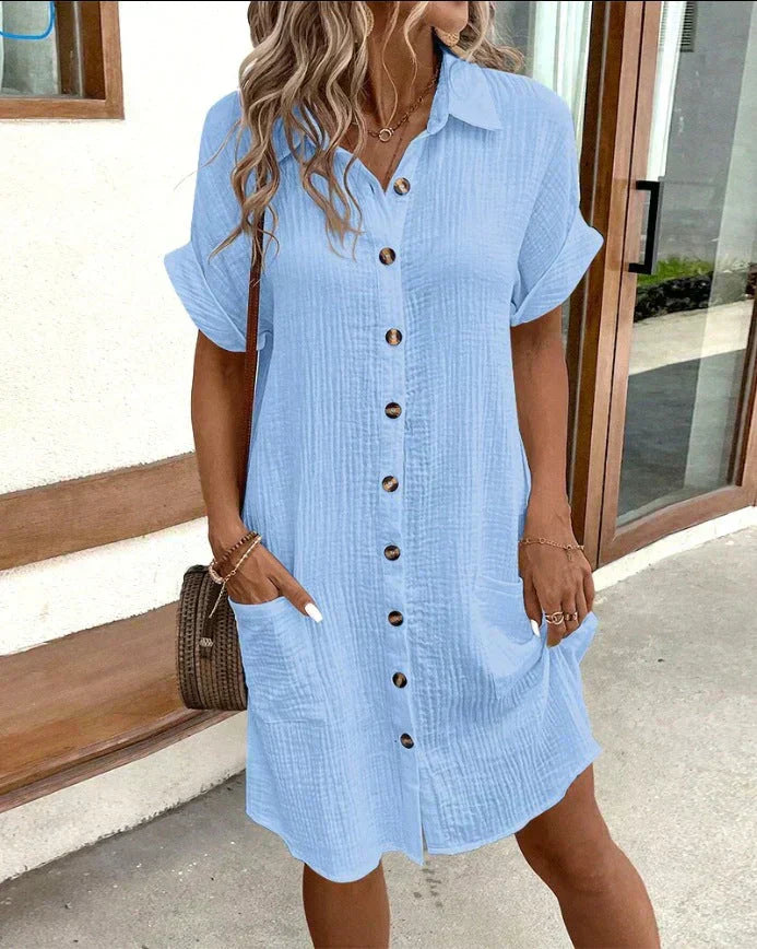 Veronika | Elegante Polo-Kleid mit lässiger Note