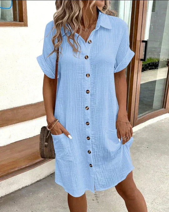 Veronika | Elegante Polo-Kleid mit lässiger Note