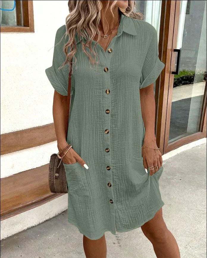 Veronika | Elegante Polo-Kleid mit lässiger Note