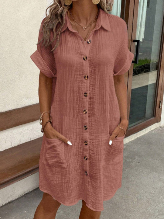 Veronika | Elegante Polo-Kleid mit lässiger Note