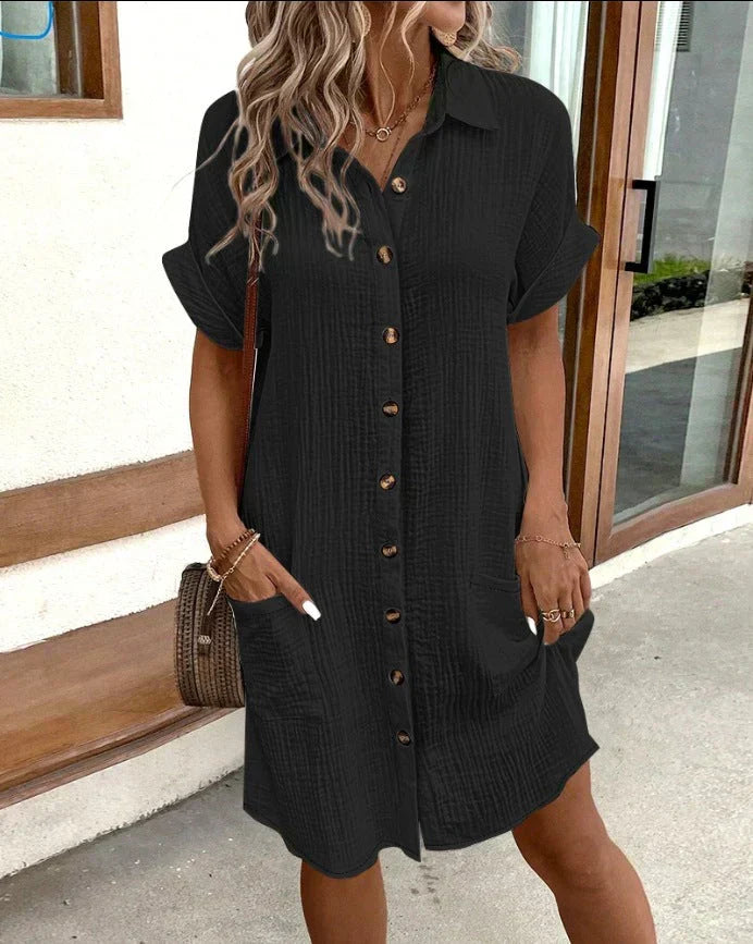 Veronika | Elegante Polo-Kleid mit lässiger Note