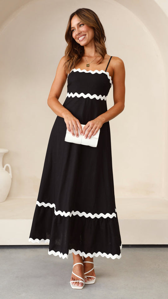 Karma | Langes Trägerkleid für einen eleganten Look