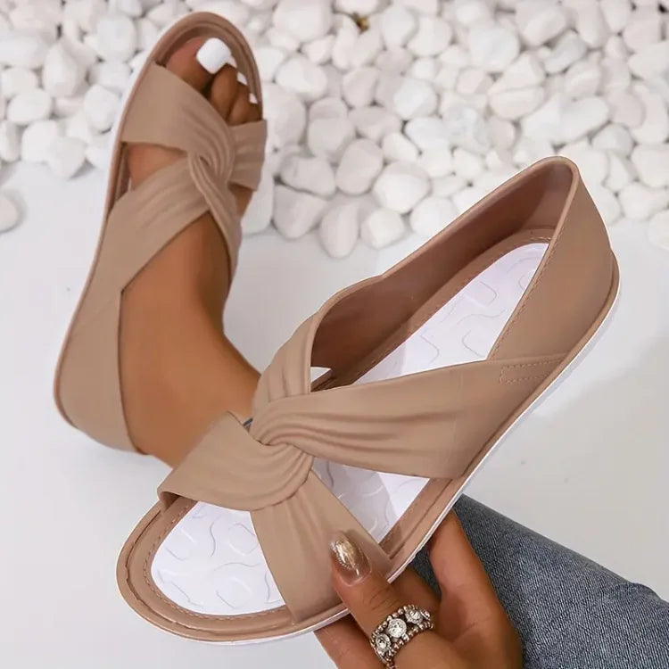 Luzia | Bequeme orthopädische Sandalen mit Schleifen-Design