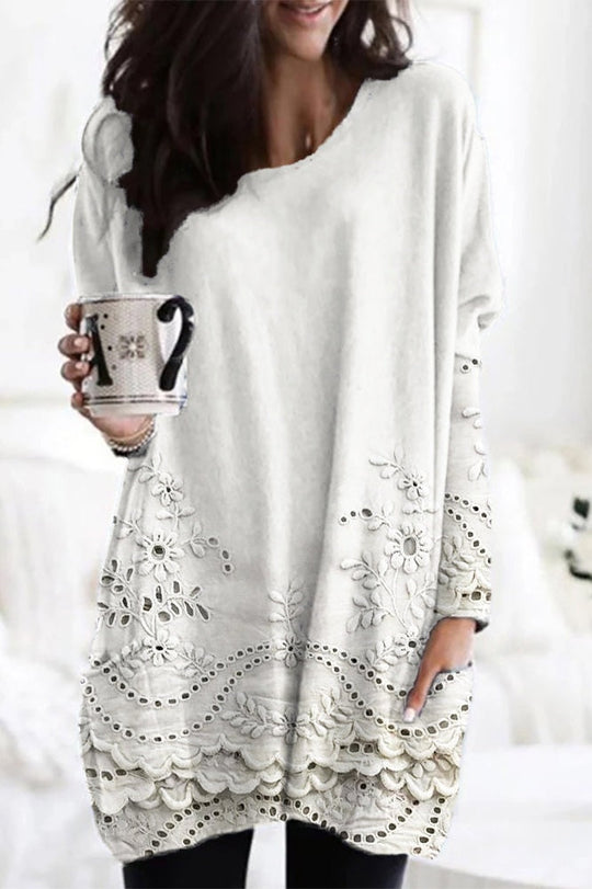 Alma | Leichte Tunika mit zarten Stickdetails