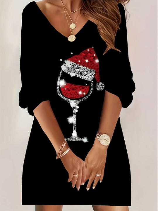 Gerda | Elegantes Weihnachtskleid