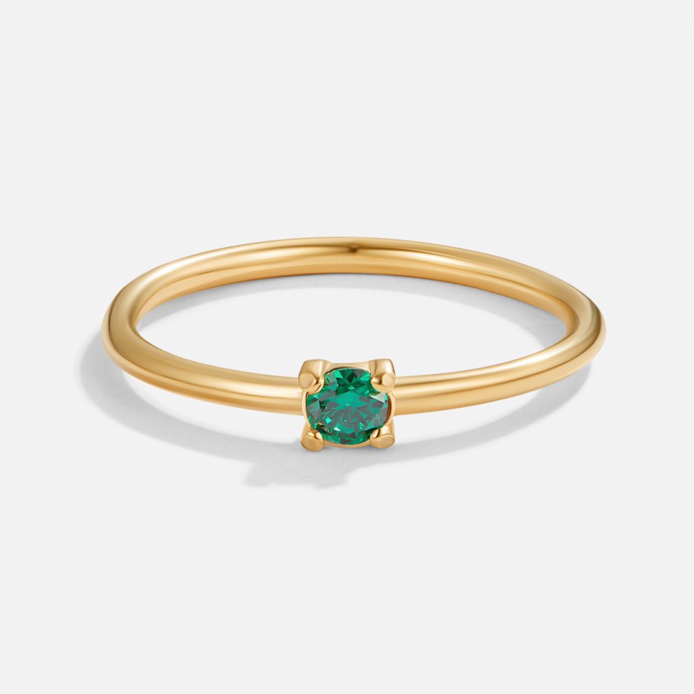 Lily | Personalisierbarer Geburtssteinring für jeden Tag