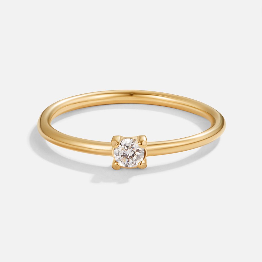 Lily | Personalisierbarer Geburtssteinring für jeden Tag