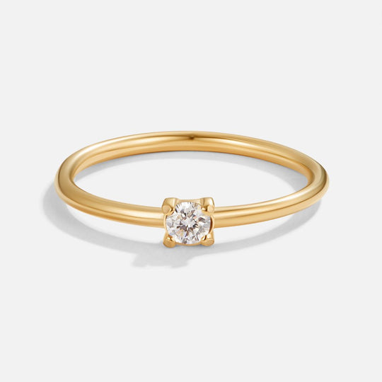 Lily | Personalisierbarer Geburtssteinring für jeden Tag