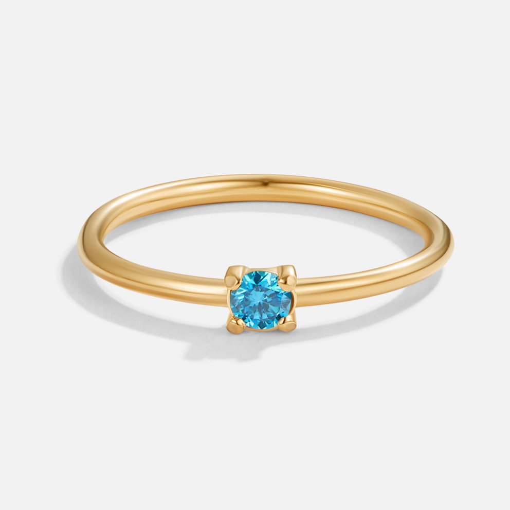 Lily | Personalisierbarer Geburtssteinring für jeden Tag