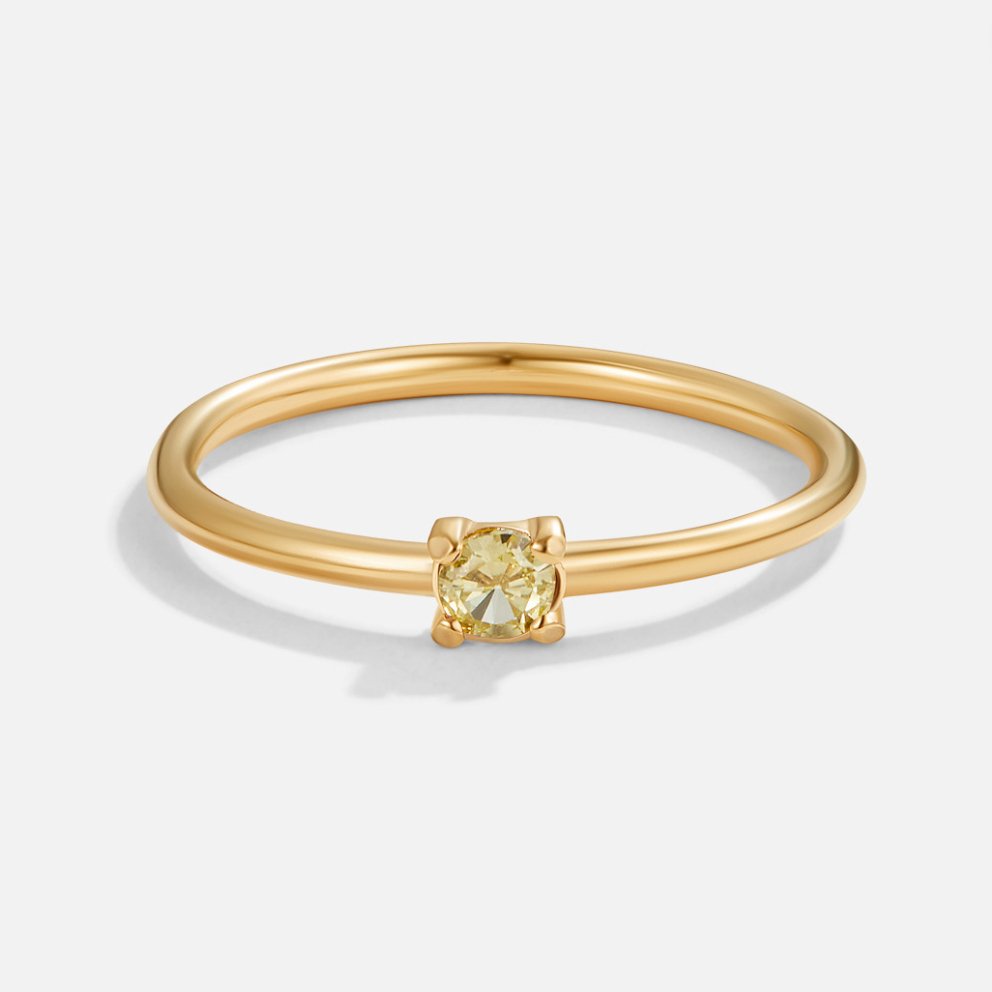 Lily | Personalisierbarer Geburtssteinring für jeden Tag