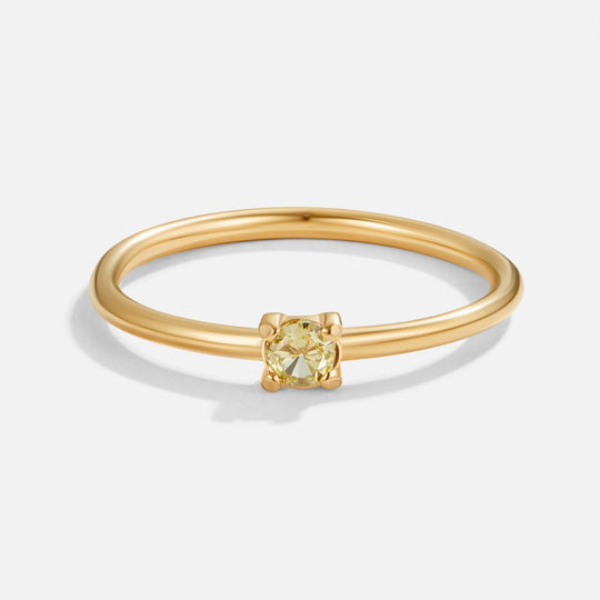Lily | Personalisierbarer Geburtssteinring für jeden Tag