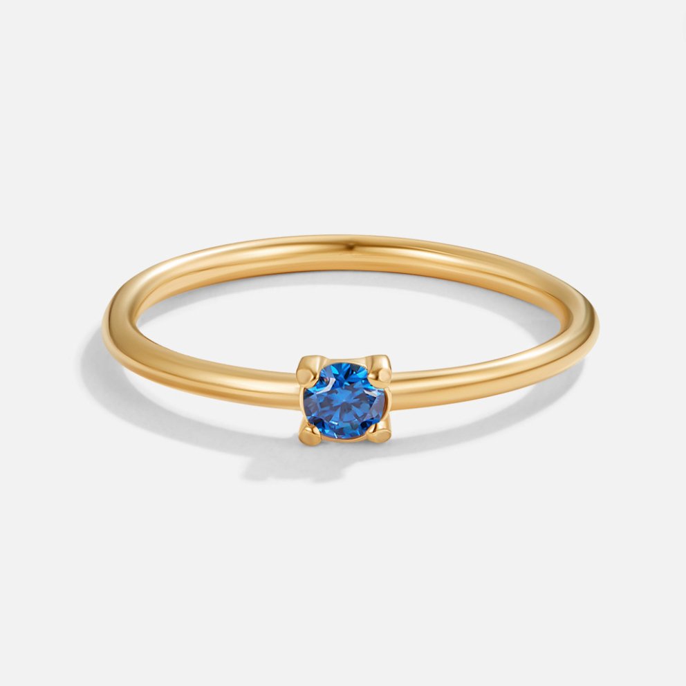 Lily | Personalisierbarer Geburtssteinring für jeden Tag
