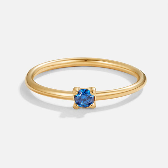 Lily | Personalisierbarer Geburtssteinring für jeden Tag