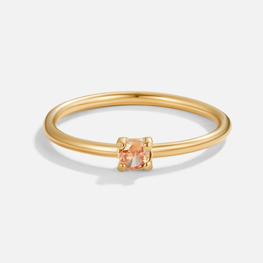 Lily | Personalisierbarer Geburtssteinring für jeden Tag