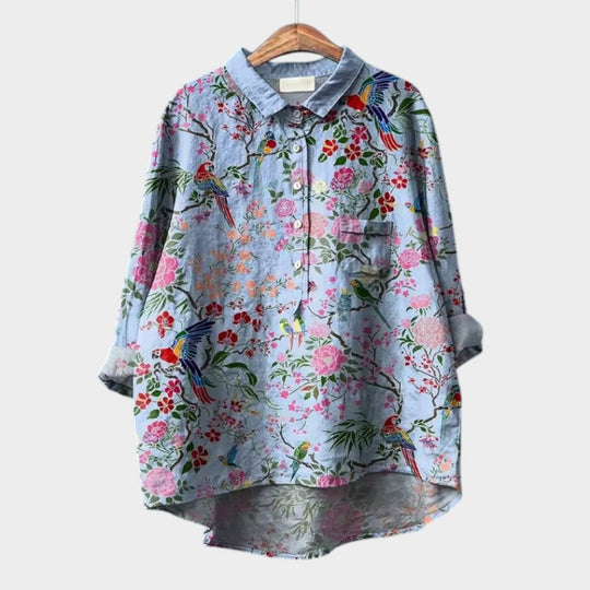 Erika | Luftige Bluse mit floraler Leichtigkeit