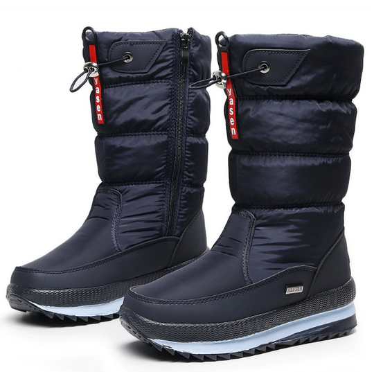 Sofie | Halbfrei und wasserdichte Schneestiefel mit Kunstfell