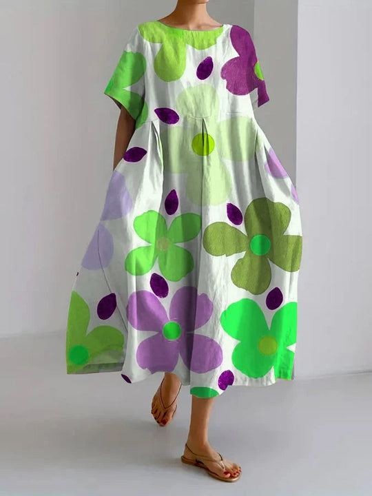 Grete | Feminines Kleid mit floralem Flair