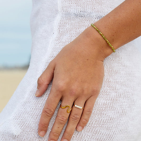 Grace | Schlichter Ring mit Süßwasserperle