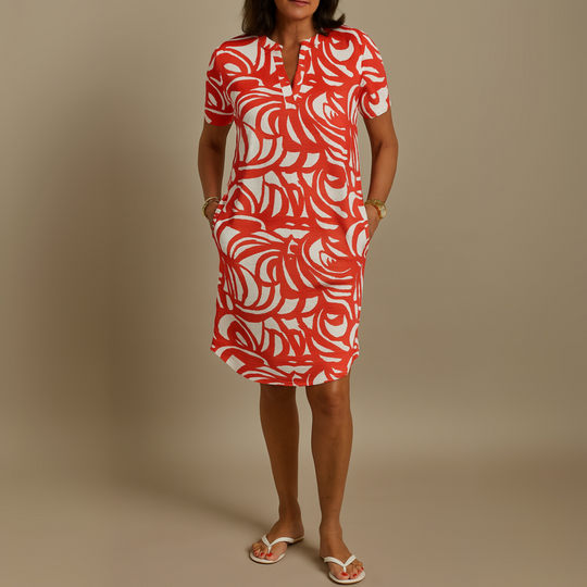 Ute | Fließendes Sommerkleid mit femininer Silhouette