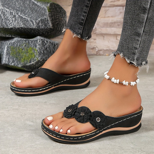 Gudrun | Bequeme orthopädische Sandalen mit offenem Design