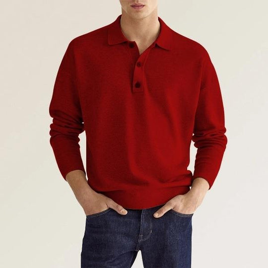 Romain | Elegantes Polo mit langen Ärmeln