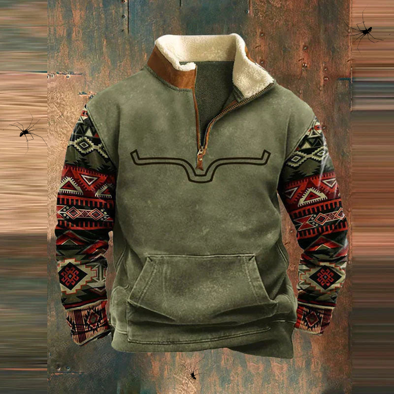 Danilo | Bequemer Viertel-Pullover mit Reißverschluss