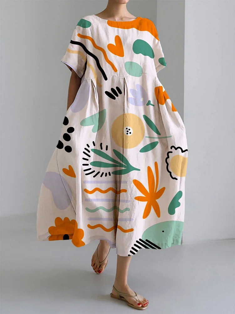Tabea | Künstlerisches Sommerkleid mit luftiger Passform