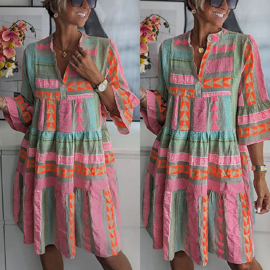 Kerstin | Retro-Sommerkleid mit luftiger A-Linie