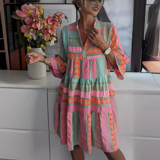 Kerstin | Retro-Sommerkleid mit luftiger A-Linie