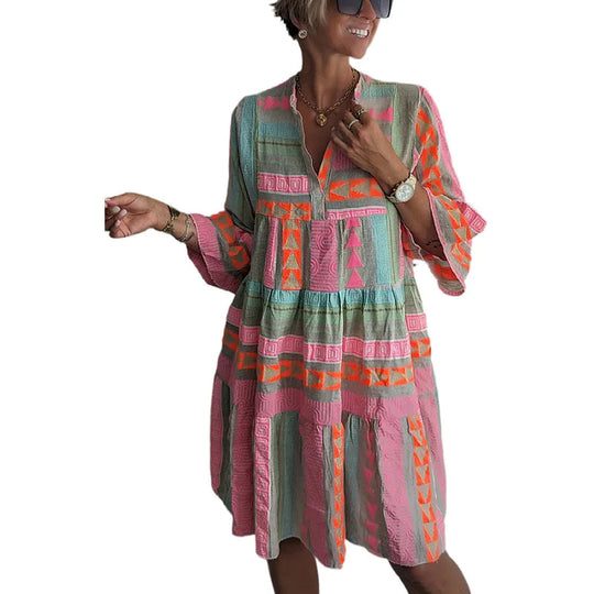 Kerstin | Retro-Sommerkleid mit luftiger A-Linie
